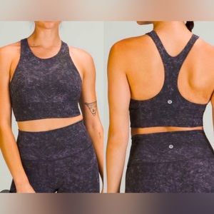 💞LULULEMON💕 Sports Bra -  Wunder train longline bra C/D cup  Size 8 💞